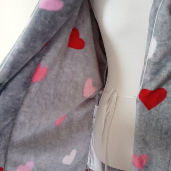 Kate Spade Heart Confetti Chenille Plush Bath Robe Size Medium - Picture 4 of 7